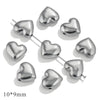 Stainless Steel Heart Water Drop Beaded Jewelry With Totem Pattern Electroplated Accessories