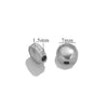 Stainless Steel Heart Water Drop Beaded Jewelry With Totem Pattern Electroplated Accessories