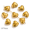 Stainless Steel Heart Water Drop Beaded Jewelry With Totem Pattern Electroplated Accessories