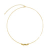Stainless Steel Heartshaped And Starpatterned Necklace With Furnace Vacuum Electroplating And 18K Gold Color Retention