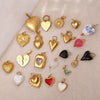 316L Stainless Steel Heartshaped Fashion Jewelry Pendant Accessories For Women 18K Gold Plated