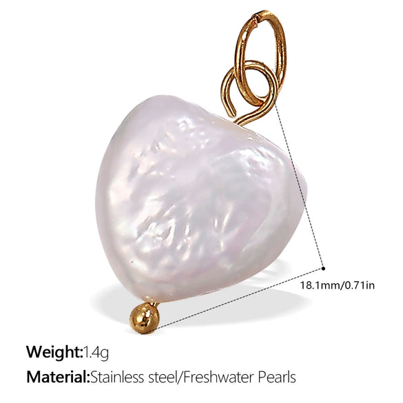 316L Stainless Steel Heartshaped Fashion Jewelry Pendant Accessories For Women 18K Gold Plated