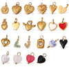 316L Stainless Steel Heartshaped Fashion Jewelry Pendant Accessories For Women 18K Gold Plated