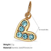 316L Stainless Steel Heartshaped Fashion Jewelry Pendant Accessories For Women 18K Gold Plated