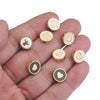 Stainless Steel Heartshaped Fish Pattern Electroplated Jewelry Diy Handmade Bracelet Necklace Accessories