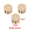 Stainless Steel Heartshaped Fish Pattern Electroplated Jewelry Diy Handmade Bracelet Necklace Accessories