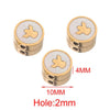 Stainless Steel Heartshaped Fish Pattern Electroplated Jewelry Diy Handmade Bracelet Necklace Accessories