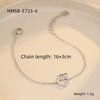 Stainless Steel Heartshaped Hollow Bracelet Electroplating Fashion Style Couple Bracelet