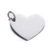 Stainless Steel Heartshaped Mirror Polished Electroplated Jewelry Accessories Pendant