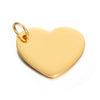 Stainless Steel Heartshaped Mirror Polished Electroplated Jewelry Accessories Pendant