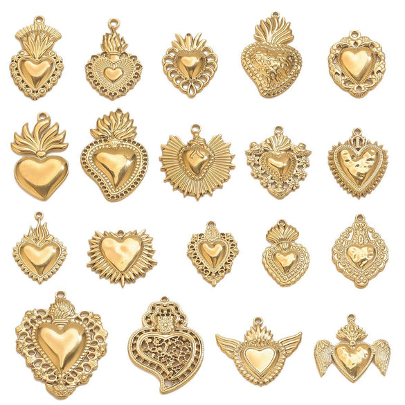 Stainless Steel High Fashion Love Pendant Jewelry Accessories With Electroplating