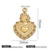 Stainless Steel High Fashion Love Pendant Jewelry Accessories With Electroplating