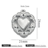 Stainless Steel High Fashion Love Pendant Jewelry Accessories With Electroplating