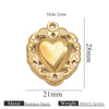 Stainless Steel High Fashion Love Pendant Jewelry Accessories With Electroplating