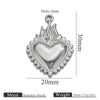 Stainless Steel High Fashion Love Pendant Jewelry Accessories With Electroplating