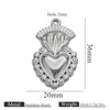 Stainless Steel High Fashion Love Pendant Jewelry Accessories With Electroplating