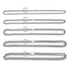 Stainless Steel Hip Hop Cuban Necklace Geometric Milled Polished