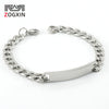 316L Stainless Steel Hiphop Geometric Polished Men's Bracelet