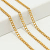 Stainless Steel Hiphop Grinding Chain With Circle Pattern And Electroplating Treatment