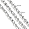 Stainless Steel Hiphop Multistyle Electroplated Return Pattern Necklace