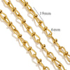 Stainless Steel Hiphop Multistyle Electroplated Return Pattern Necklace