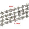Stainless Steel Hiphop Oshaped Knotted Chain Bracelet Necklace Jewelry Accessories With Electroplating