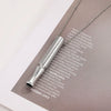 Stainless Steel Hiphop Style Cylinder Jewelry Necklace For Yoga Meditation With Polishing Treatment