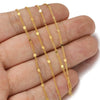 Stainless Steel Hiphop Style Totem Pattern Side Pressure Flat Chain Diy Handmade Women's Necklace And Bracelet Supplies Accessories With Electroplating