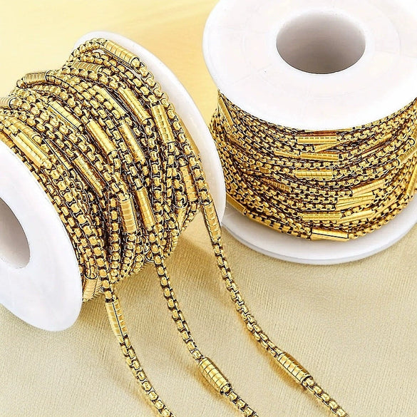 Stainless Steel Hiphop Style Totem Pendant Necklace Electroplated Gold Handmade Jewelry Accessories
