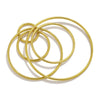 Stainless Steel Hirback Pattern Circle Pendant And Earrings Diy Jewelry Accessories Handmade With Welding And Electroplating