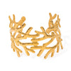 Stainless Steel Hollow Exaggerated Geometric Electroplated Bracelet