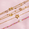 Stainless Steel Hollow Geometric Style Electroplated Women's Hand Jewelry Bracelet