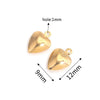 Stainless Steel Hollow Heart Pendant Jewelry Accessories Electroplating Wholesale