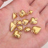Stainless Steel Hollow Heart Pendant Jewelry Accessories Electroplating Wholesale