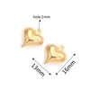 Stainless Steel Hollow Heart Pendant Jewelry Accessories Electroplating Wholesale