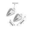 Stainless Steel Hollow Heart Pendant Jewelry Accessories Electroplating Wholesale
