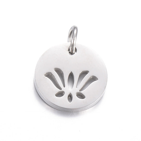 Stainless Steel Hollow Heart Skull Smiley Owl Symbol Polished Pendant Jewelry Accessories Electroplated