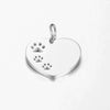 Stainless Steel Hollow Love Circle Pendant Jewelry Accessories With Polishing And Electroplating