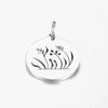 Stainless Steel Hollow Love Circle Pendant Jewelry Accessories With Polishing And Electroplating