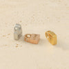 Stainless Steel Hollow Love Lock Hole Beads Mirror Finish Polishing Diy Couple Necklace