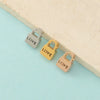 Stainless Steel Hollow Love Lock Hole Beads Mirror Finish Polishing Diy Couple Necklace