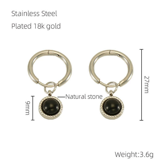 Stainless Steel Hollow Wings Butterfly Cross Earrings For Women With Geometric And Animal Patterns Electroplated
