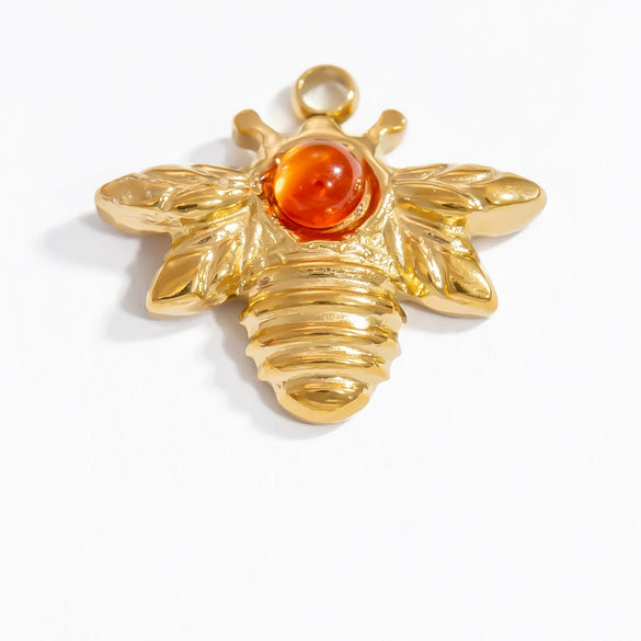 Stainless Steel Honeypot Pattern Handmade Jewelry Accessories Pendant Necklace Bracelet With Electroplating