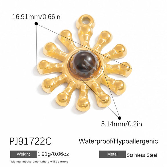 Stainless Steel Honeypot Pattern Handmade Jewelry Accessories Pendant Necklace Bracelet With Electroplating