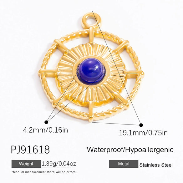 Stainless Steel Honeypot Pattern Handmade Jewelry Accessories Pendant Necklace Bracelet With Electroplating