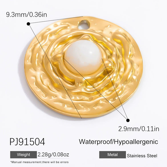 Stainless Steel Honeypot Pattern Handmade Jewelry Accessories Pendant Necklace Bracelet With Electroplating