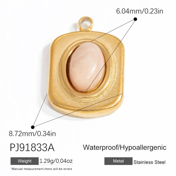 Stainless Steel Honeypot Pattern Handmade Jewelry Accessories Pendant Necklace Bracelet With Electroplating