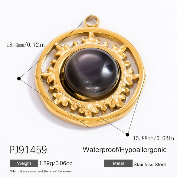 Stainless Steel Honeypot Pattern Handmade Jewelry Accessories Pendant Necklace Bracelet With Electroplating