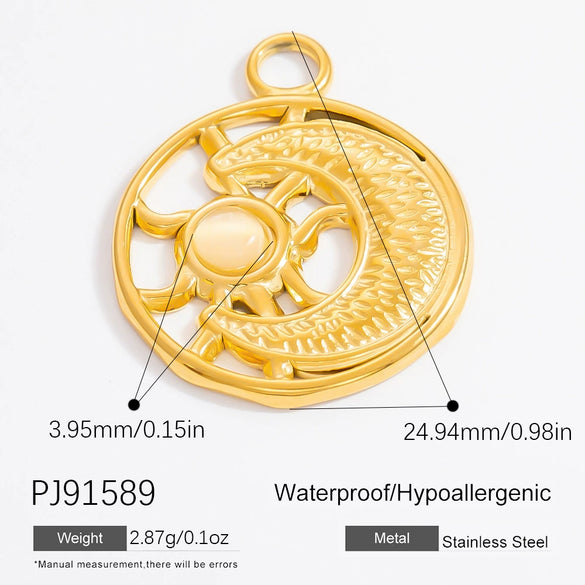 Stainless Steel Honeypot Pattern Handmade Jewelry Accessories Pendant Necklace Bracelet With Electroplating