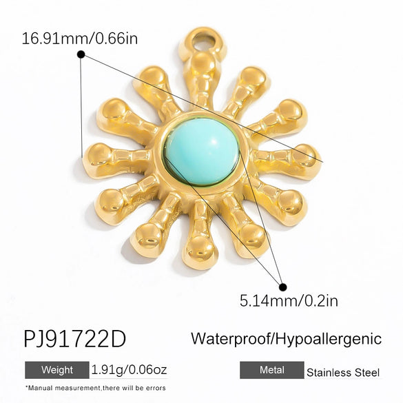 Stainless Steel Honeypot Pattern Handmade Jewelry Accessories Pendant Necklace Bracelet With Electroplating